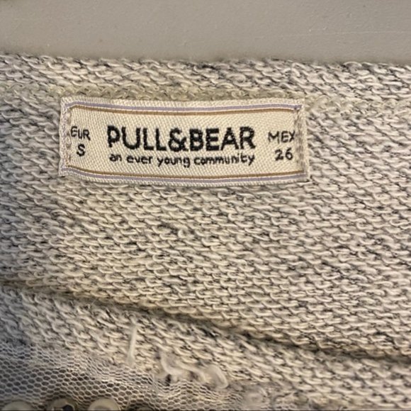 Pull & Bear Pearl Short Sleeve Top small - Picture 4 of 7